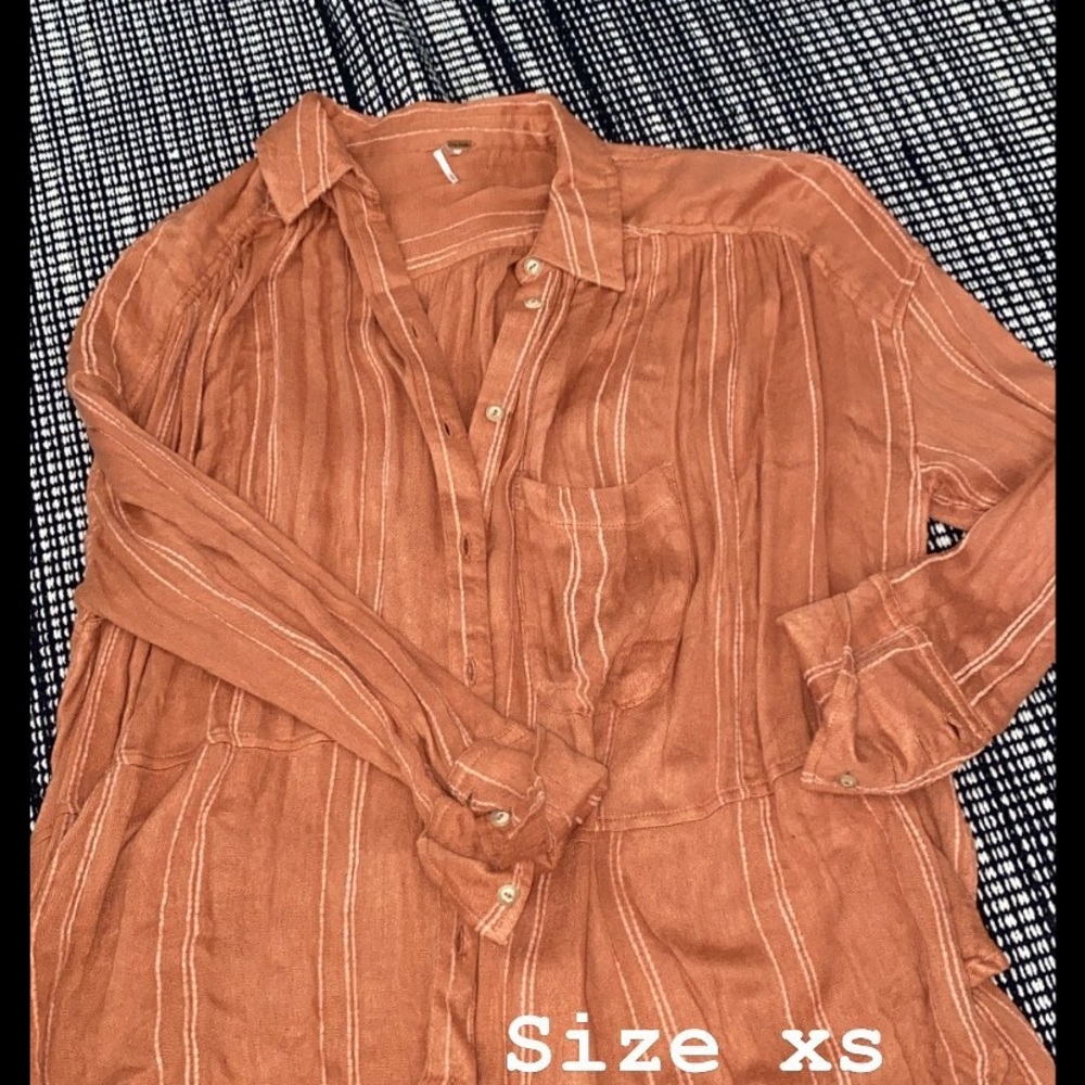 Free people button up